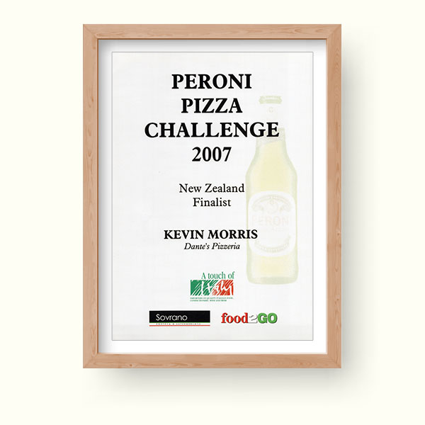 Peroni Pizza Challenge Finalist 2007