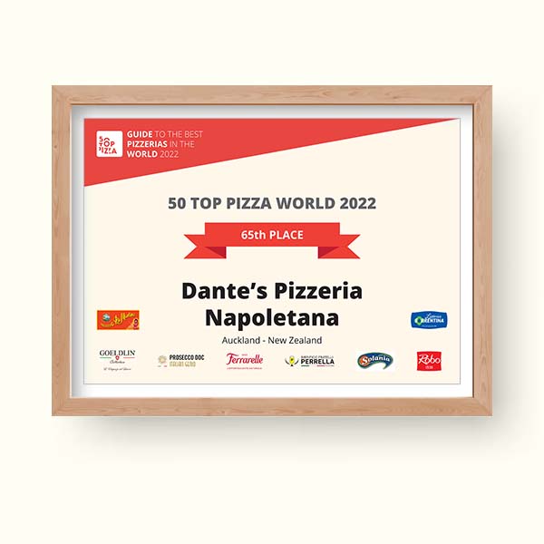 Top 100 Pizzerias in the World, 50 Top Pizza 2022